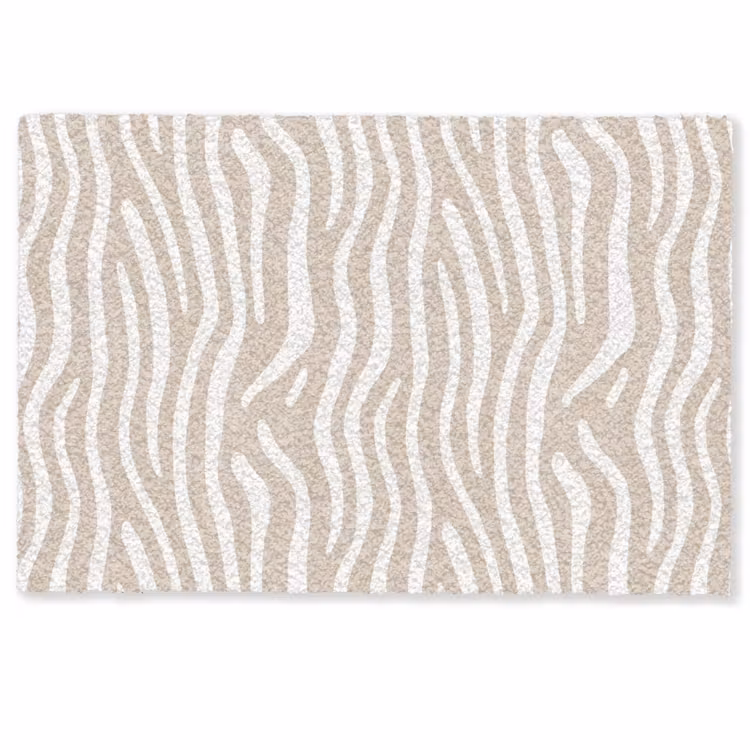 Deurmat - Abstract - Zebra - Beige — 1