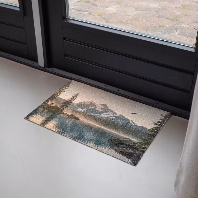 Deurmat - Bergen - Water - Bomen — 2