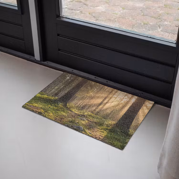 Deurmat - Bos - Zonlicht - Gras — 2