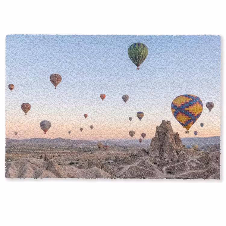 Deurmat - Luchtballonnen - Rotsen - Zonsopgang — 1