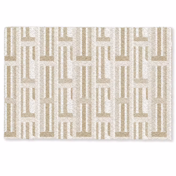 Deurmat - Modern - Geometrisch - Beige — 1