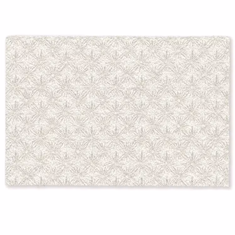 Deurmat - Patroon - Bloemen - Beige — 1