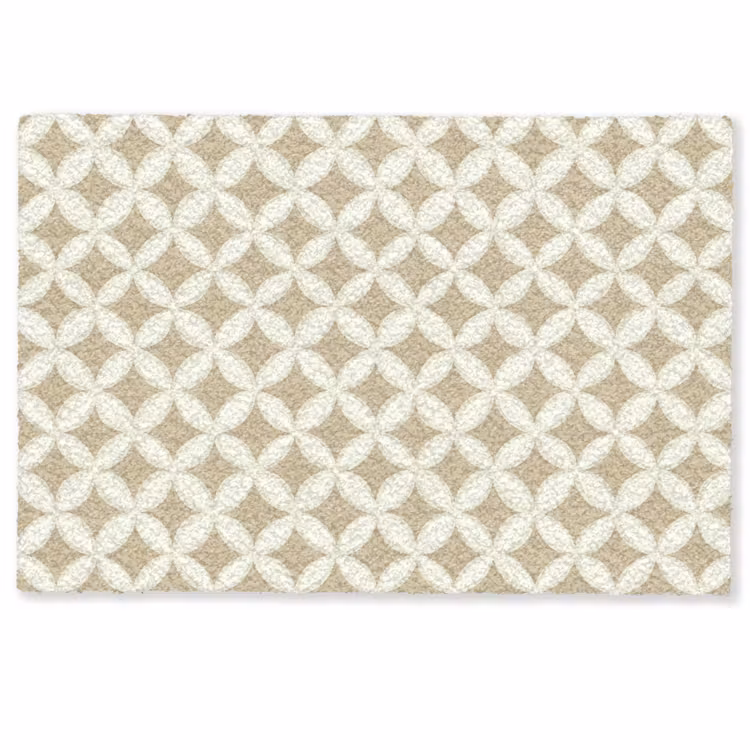 Deurmat - Symmetrisch - Motief - Beige — 1