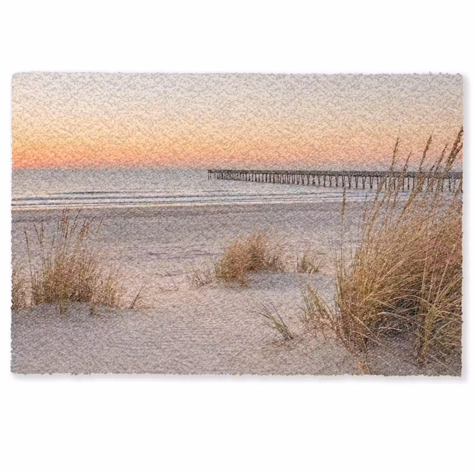 Deurmat - Pier - Zonsondergang - Strand — 1