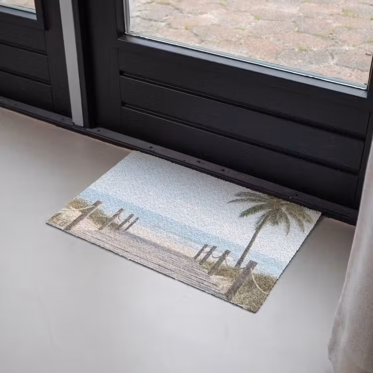 Deurmat - Palmbomen - Pad - Horizon — 2