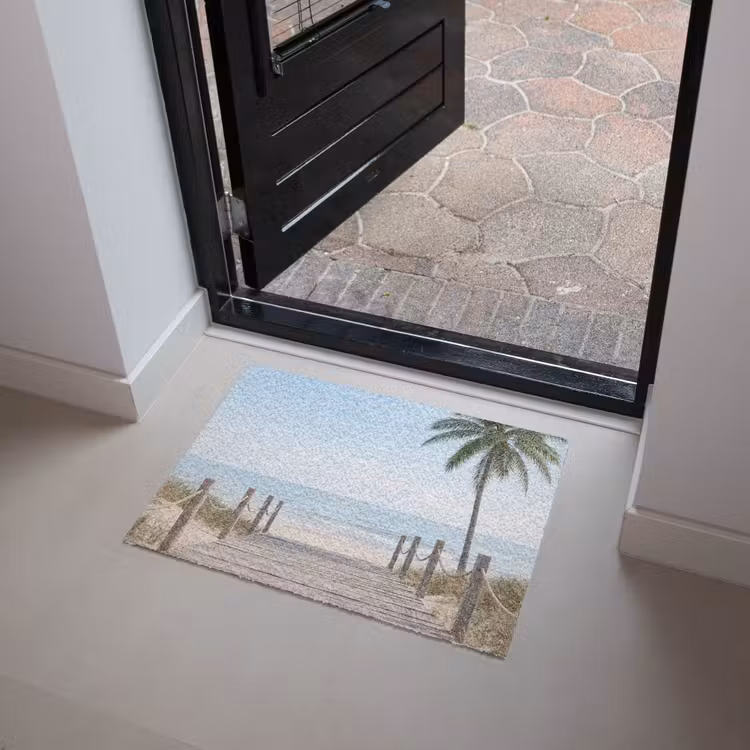 Deurmat - Palmbomen - Pad - Horizon — 4