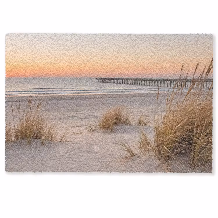 Deurmat - Pier - Zonsondergang - Strand — 1