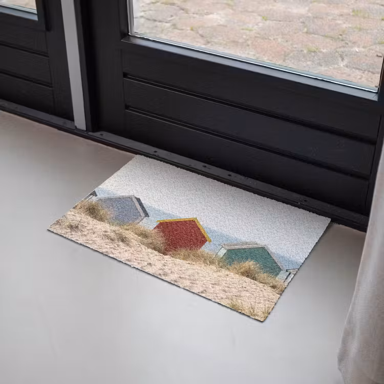 Deurmat - Strand - Huisjes - Kleurrijk - Duinen — 2