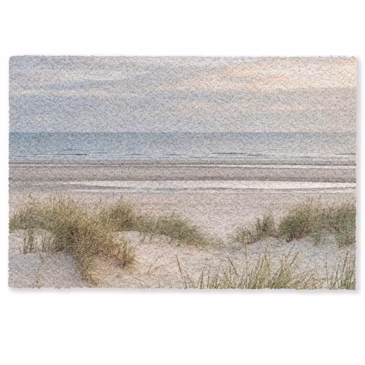 Deurmat - Zandstrand - Bewolkt - Duinen — 1