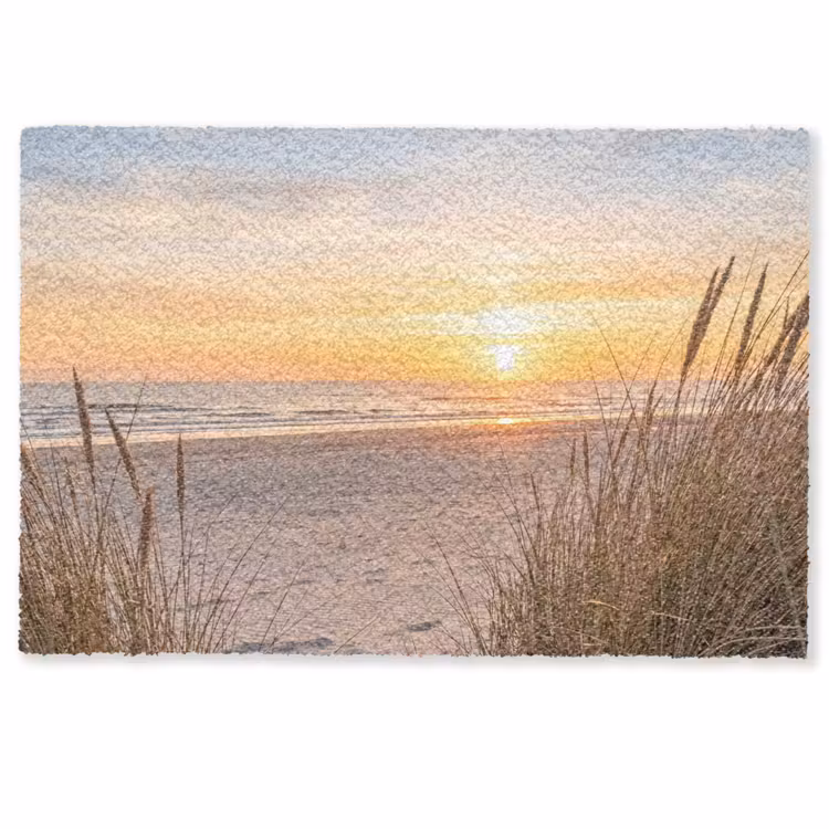 Deurmat - Zonsondergang - Duinen - Zee — 1