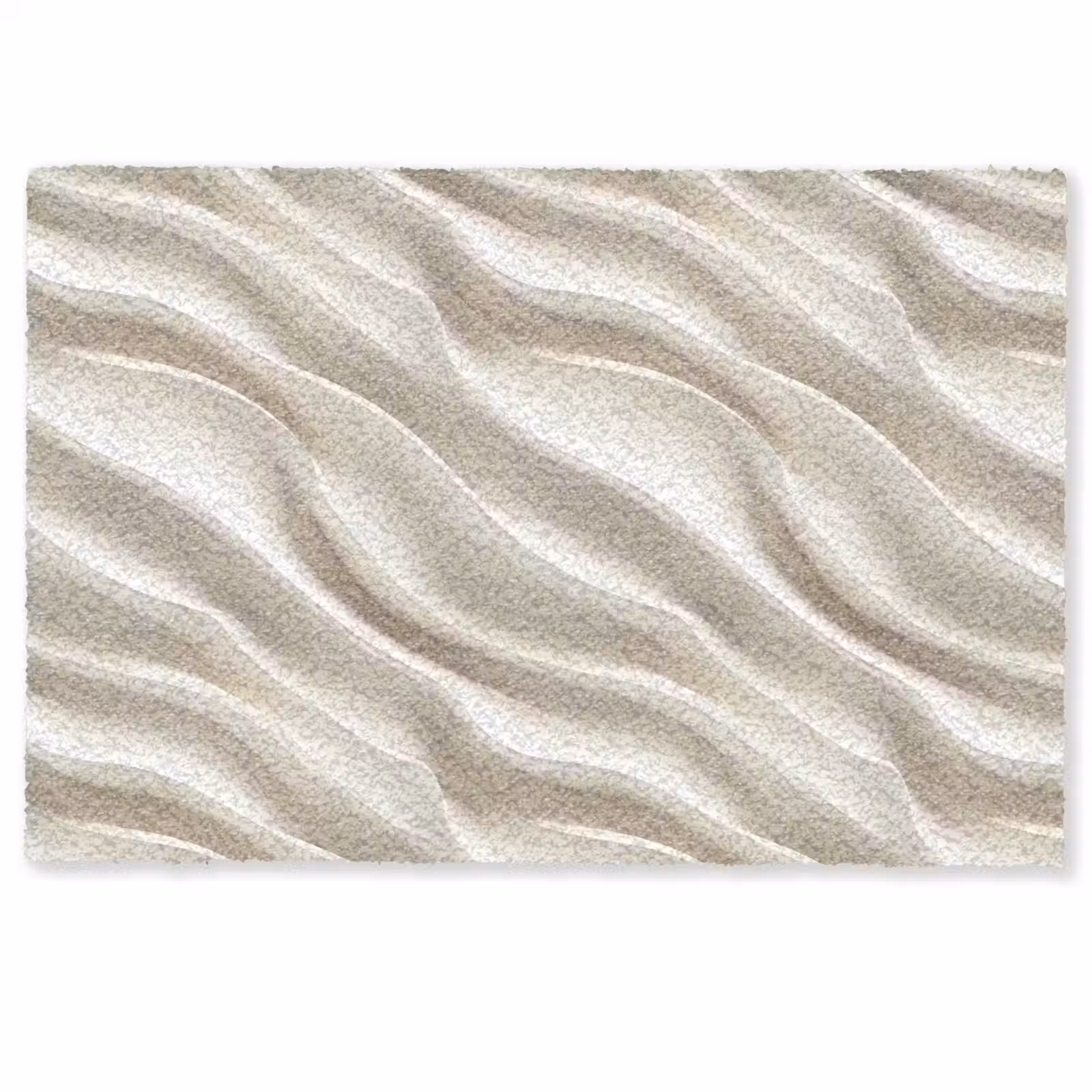 Deurmat - Diagonaal - Golven - Crème — 1