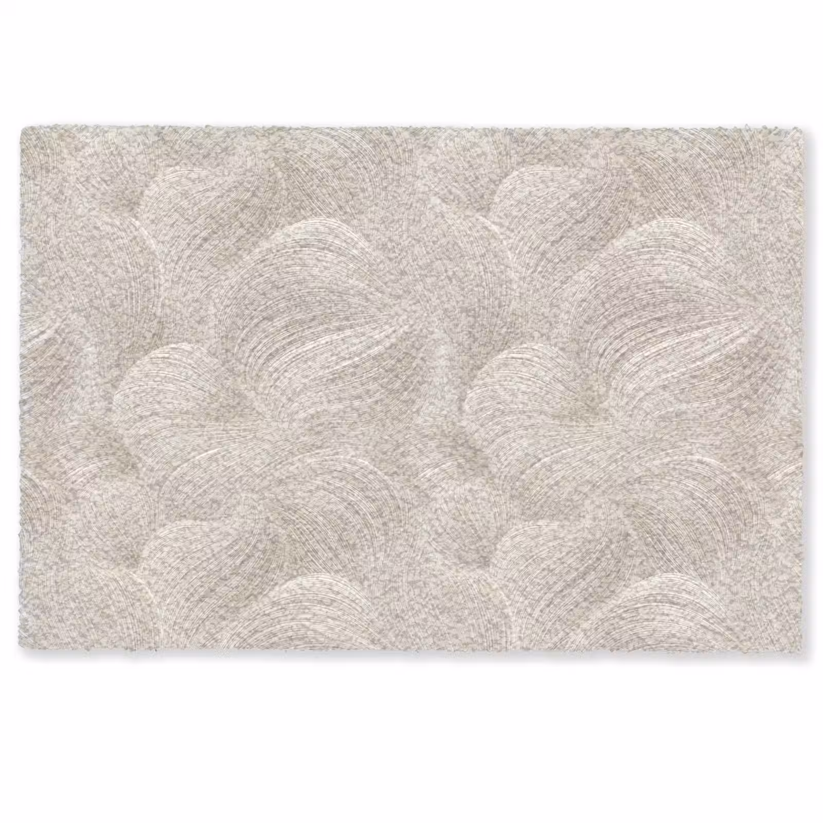 Deurmat - Lijnen - Waaier - Beige — 1