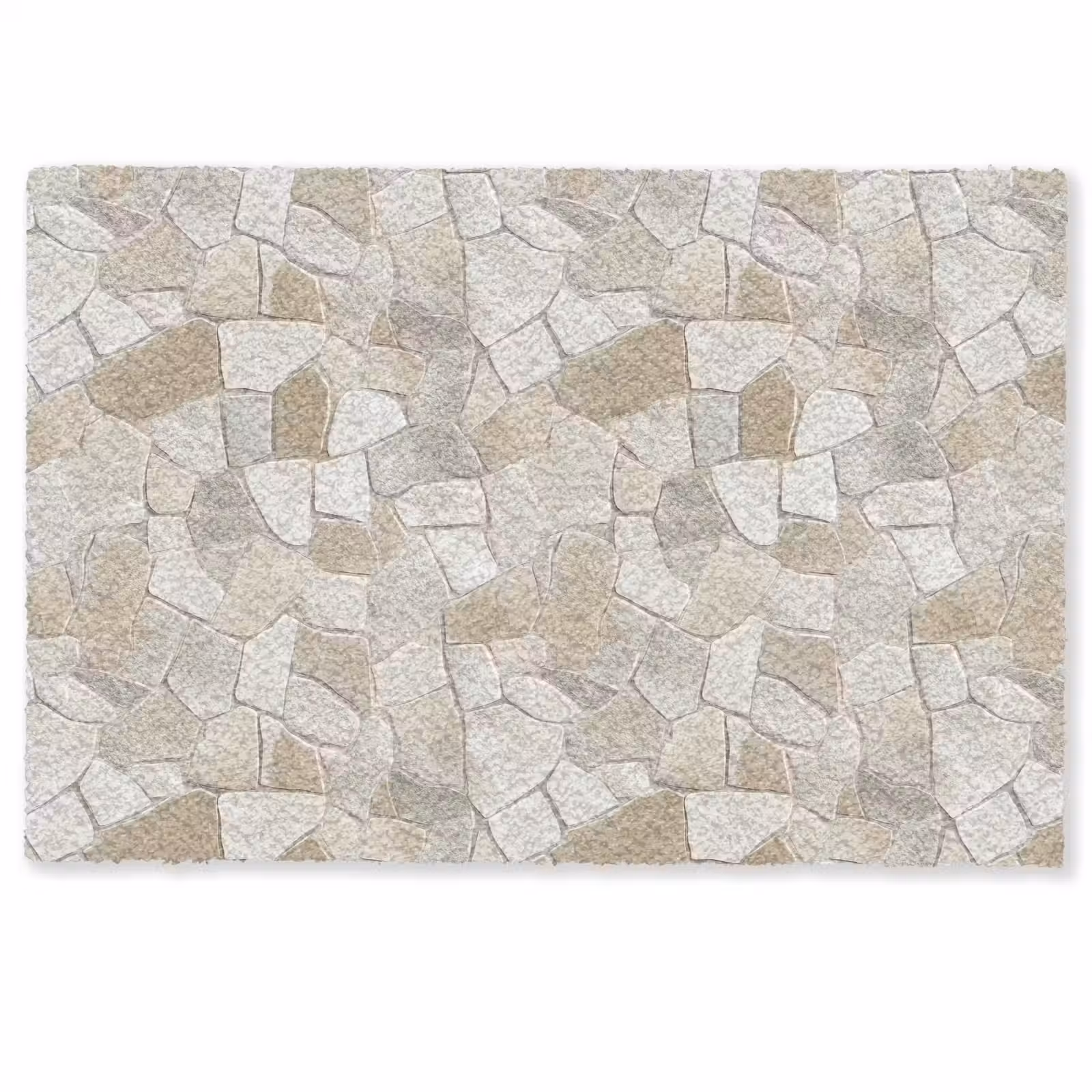 Deurmat - Mozaïek - Stenen - Beige — 1