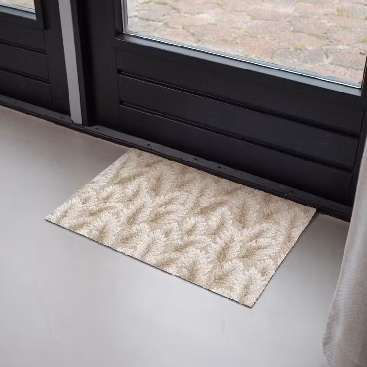 Deurmat - Botanisch - Patroon - Beige — 2