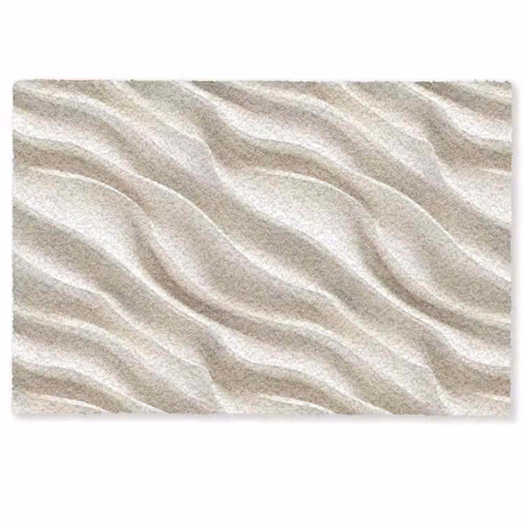 Deurmat - Diagonaal - Golven - Crème — 1
