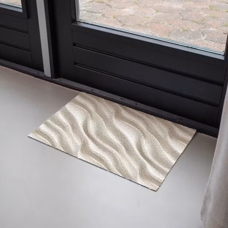 Deurmat - Diagonaal - Golven - Crème — 2