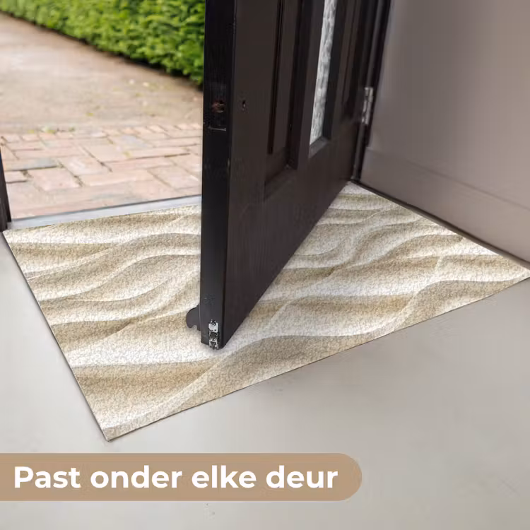 Deurmat - Lijnen - Golvend - Crème — 7