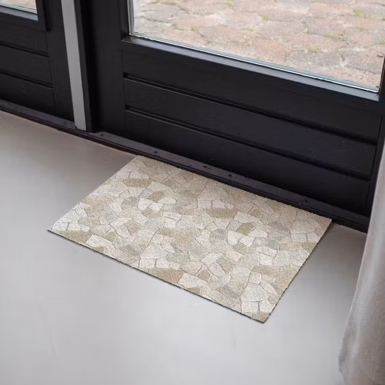 Deurmat - Mozaïek - Stenen - Beige — 2