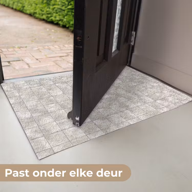 Deurmat - Tegels - Natuurlijk - Grijs — 7