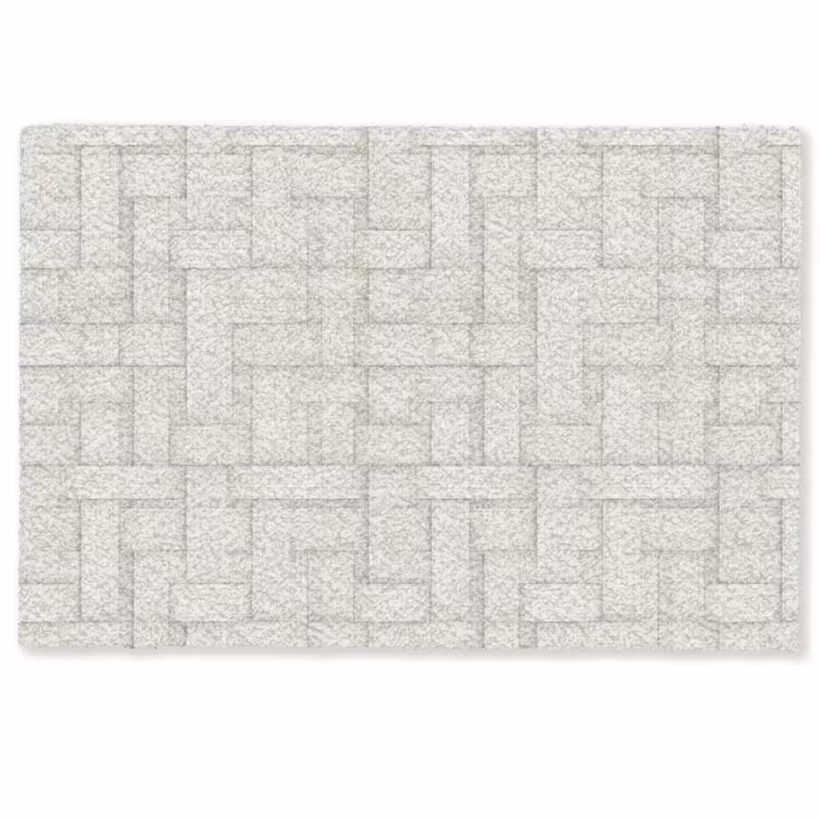 Deurmat - Vlechtwerk - Banen - Beige — 1