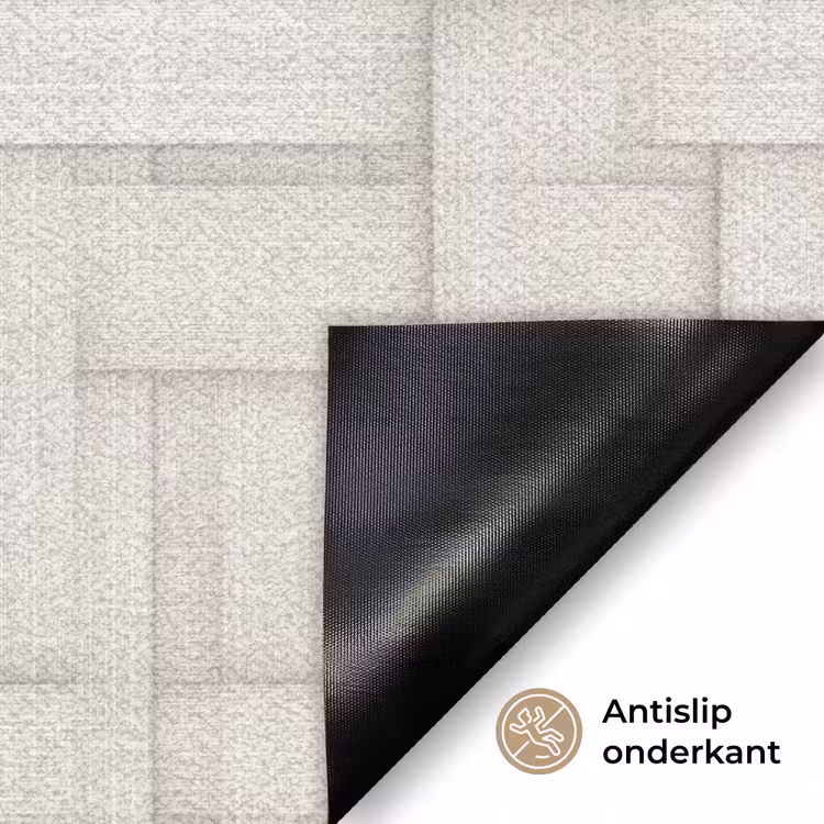 Deurmat - Vlechtwerk - Banen - Beige — 6