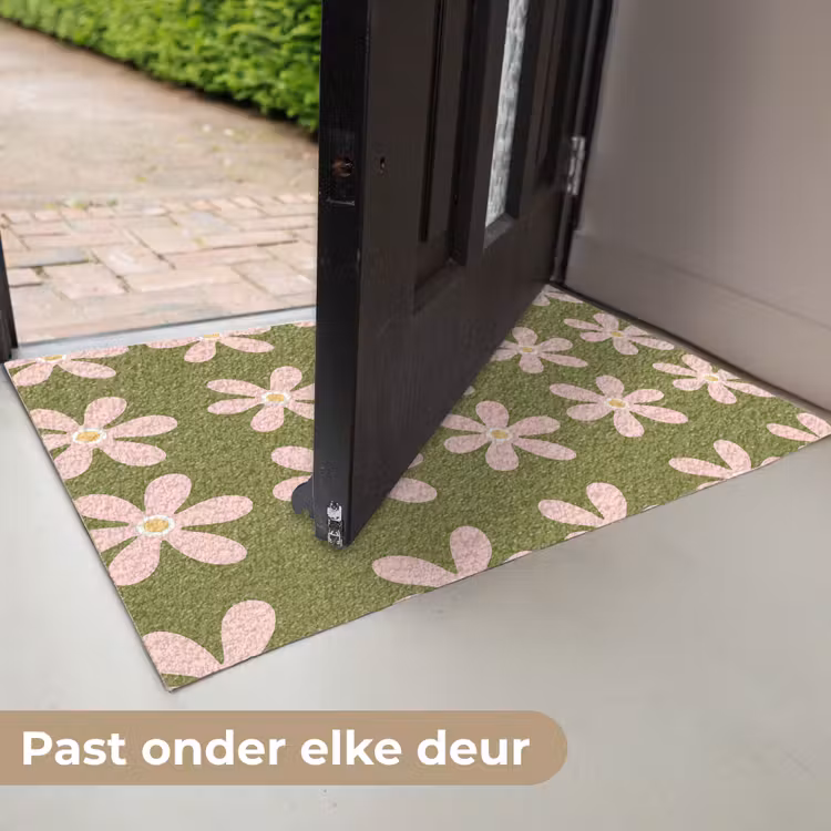 Deurmat - Bloem - Modern - Groen — 7