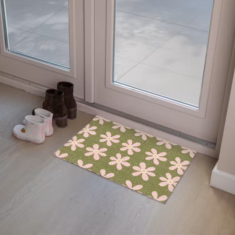 Deurmat - Bloem - Modern - Groen — 8
