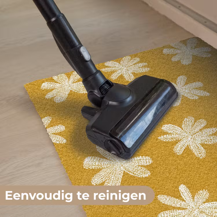 Deurmat - Bloem - Speels - Okergeel — 9