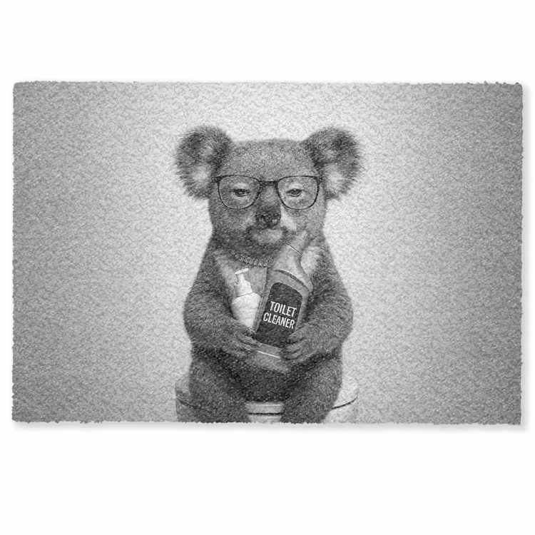 Deurmat - Koala - Bril - Toilet — 1