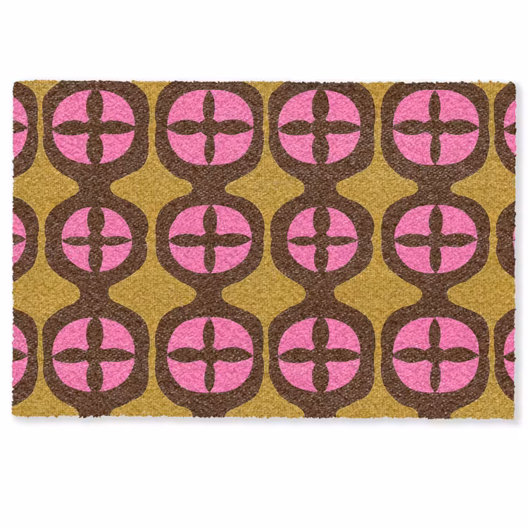 Deurmat - Modern - Patroon - Roze — 1
