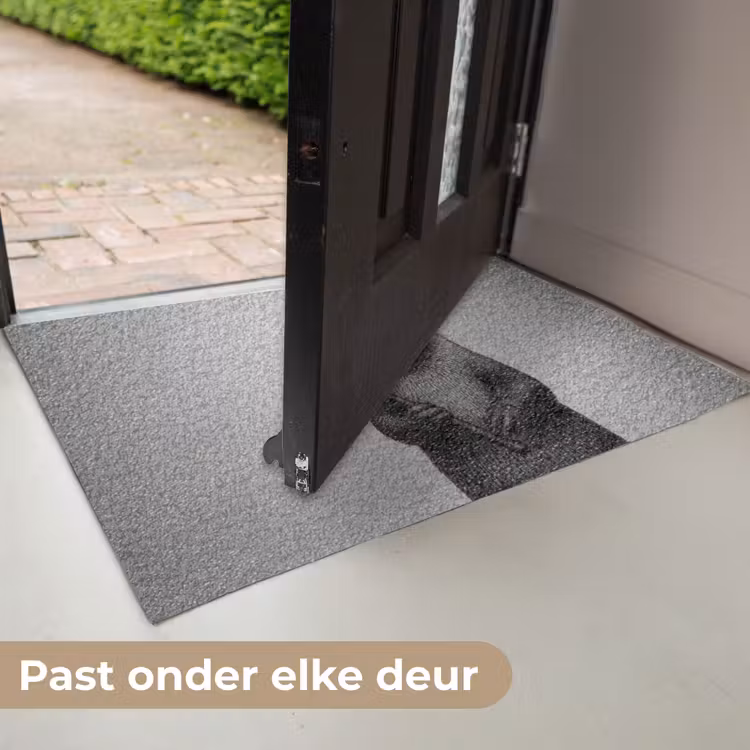 Deurmat - Otter - Wc-borstel - Bril - Zwart - Wit — 7