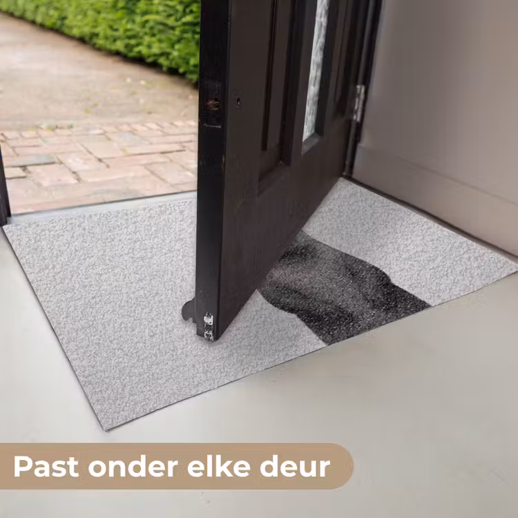 Deurmat - Otter - WC rol - Zwart - Wit — 7