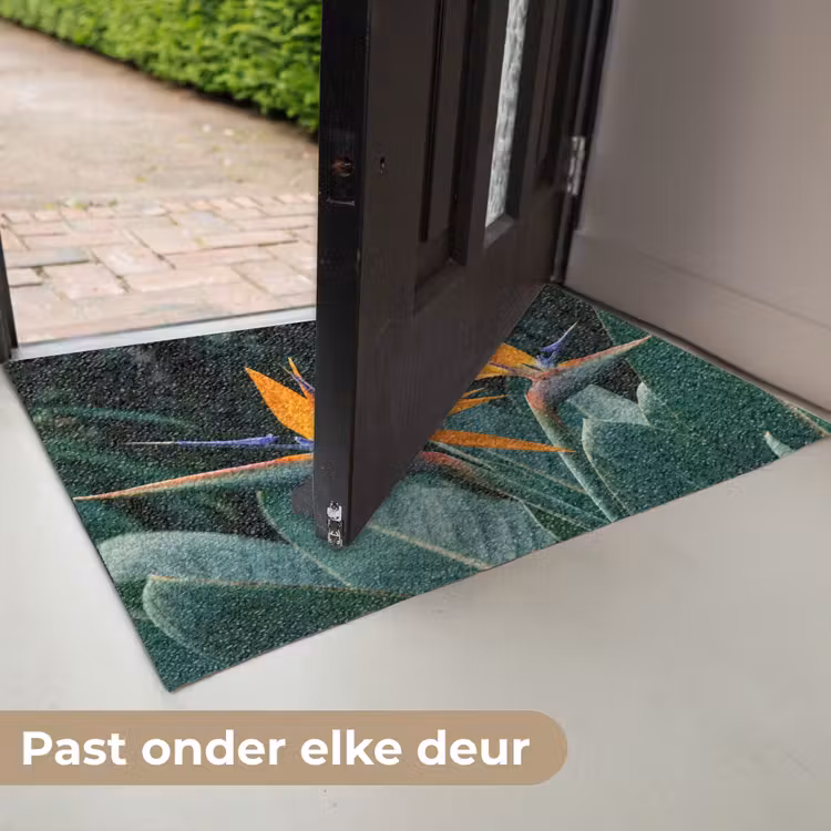 Deurmat - Paradijsvogel - Bloem - Exotisch — 7