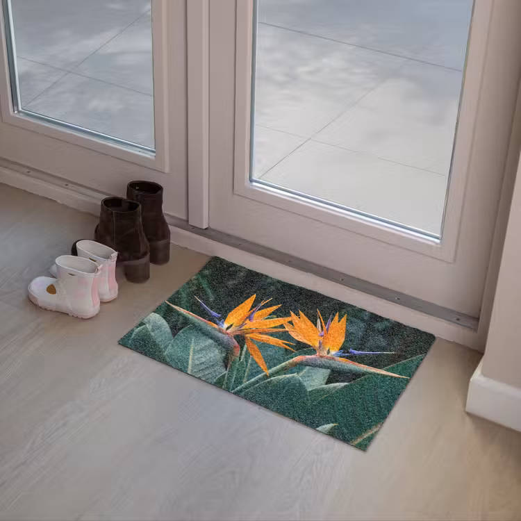 Deurmat - Paradijsvogel - Bloem - Exotisch — 8