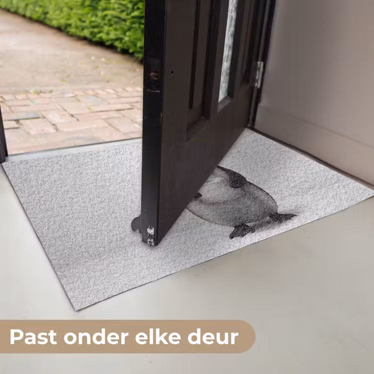 Deurmat - Pinguïn - WC rol - Wit — 7