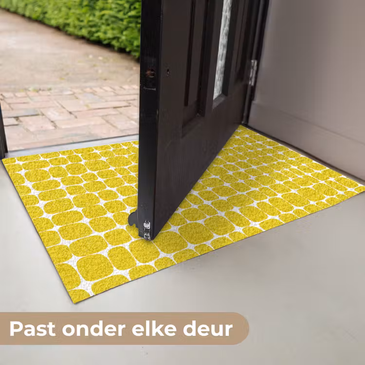 Deurmat - Stippen - Modern - Geel — 7