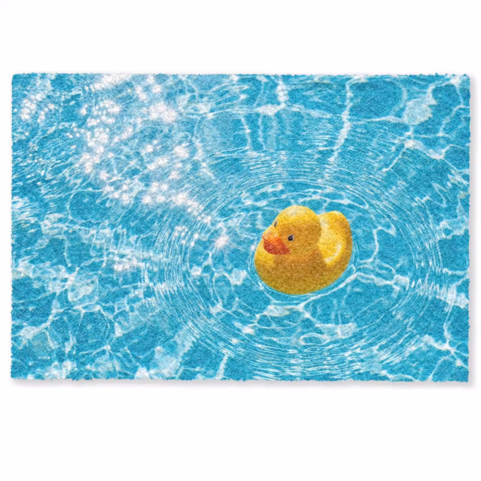 Deurmat - Badeend - Dobberen - Blauw — 1