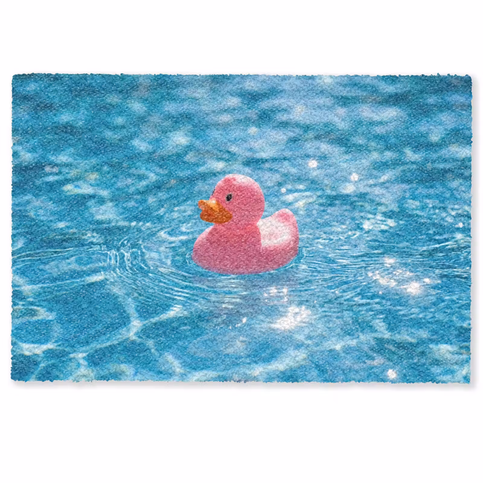Deurmat - Badeend - Dobberend - Roze — 1