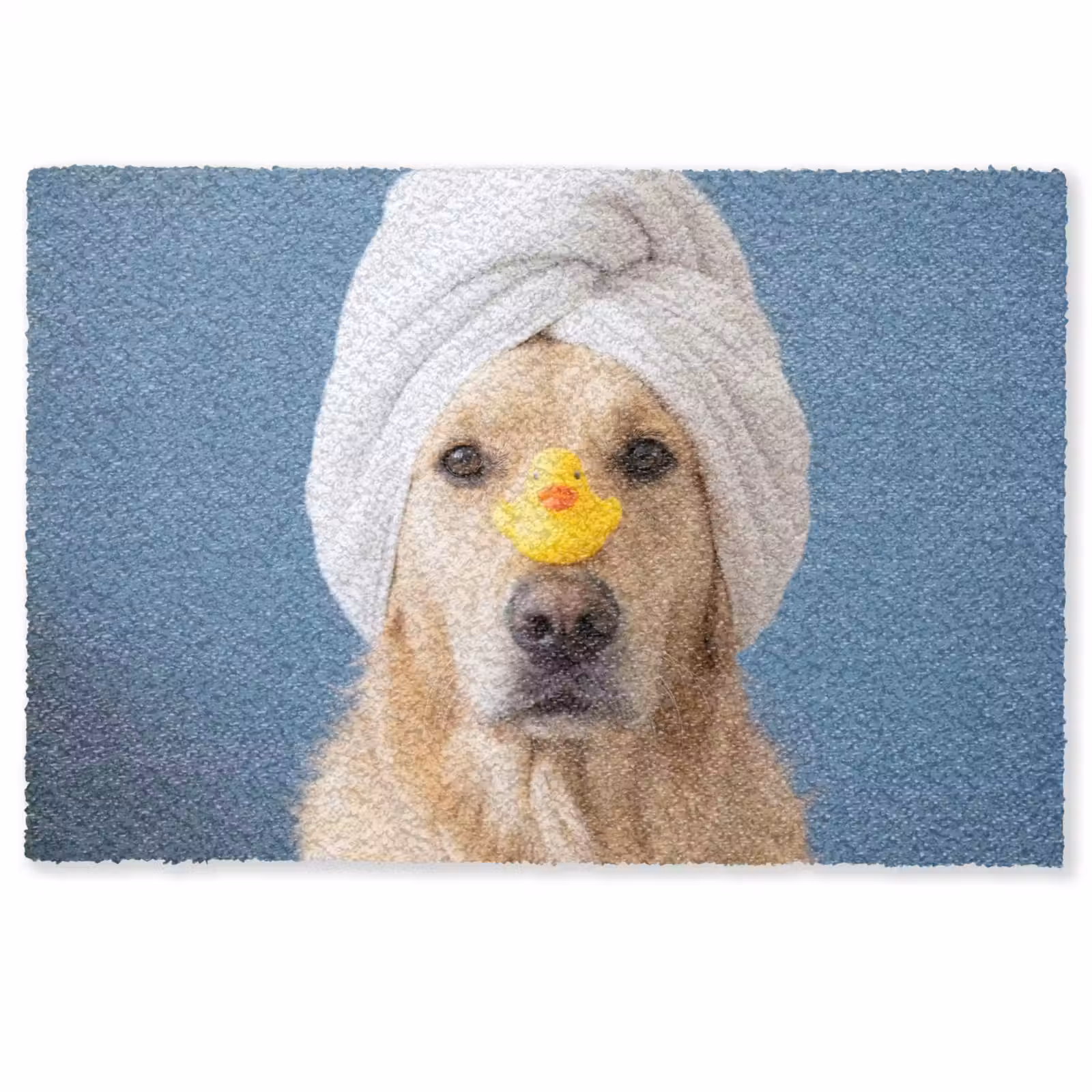 Deurmat - Hond - Badeend - Geel — 1