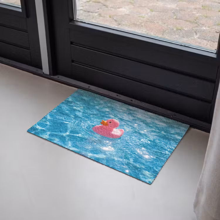 Deurmat - Badeend - Dobberend - Roze — 2