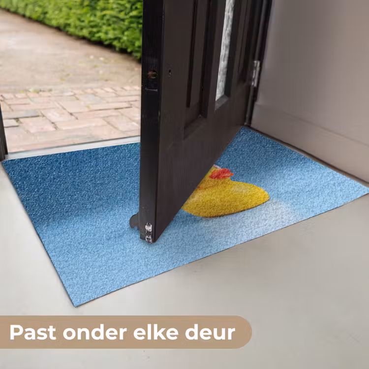Deurmat - Badeend - Handdoek - Blauw — 7