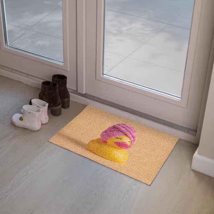 Deurmat - Badeend - Handdoek - Kleurrijk — 8