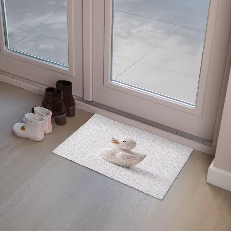 Deurmat - Badeend - Minimalistisch - Wit — 8