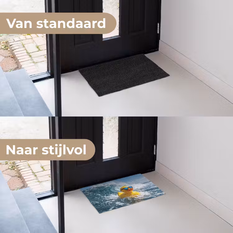 Deurmat - Badeend - Stoer - Golven — 3
