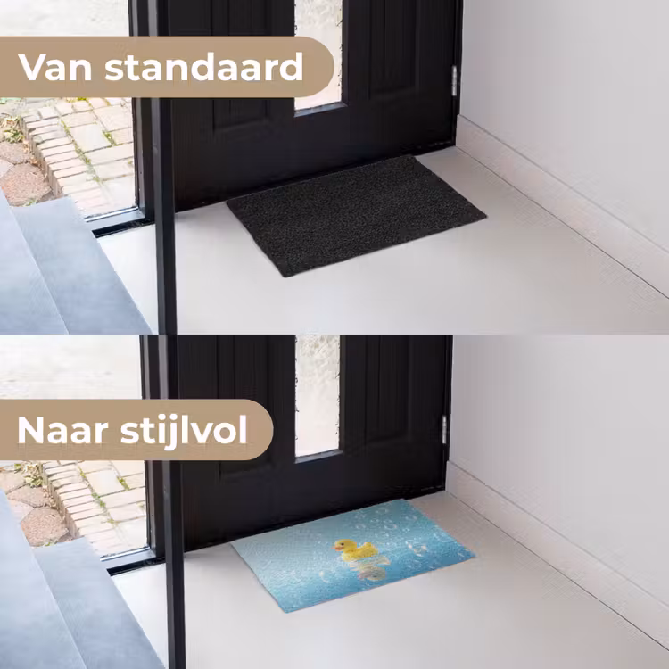 Deurmat - Bubbels - Badeend - Geel — 3