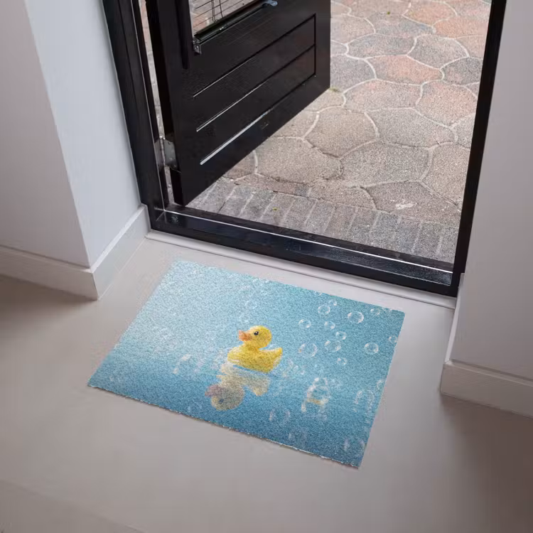 Deurmat - Bubbels - Badeend - Geel — 4