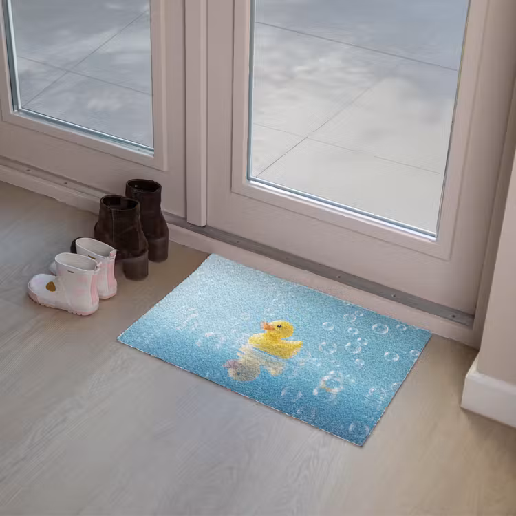 Deurmat - Bubbels - Badeend - Geel — 8