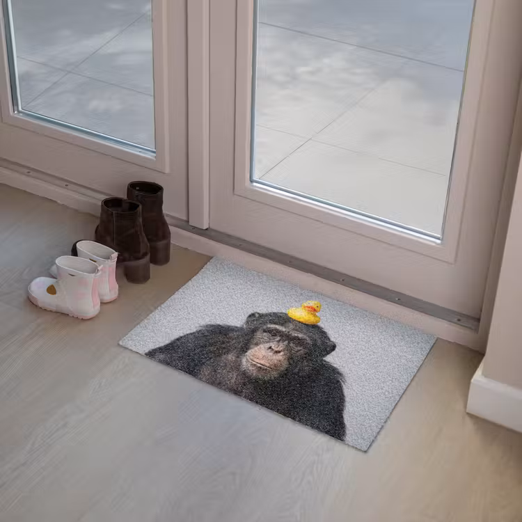 Deurmat - Chimpansee - Badeend - Grijs — 8