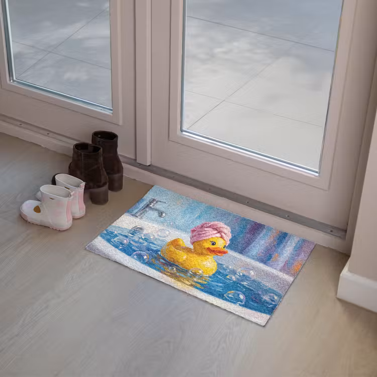Deurmat - Creatief - Badeend - Kleurrijk — 8