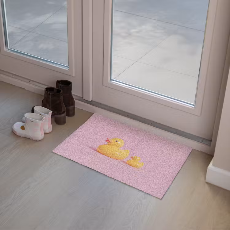 Deurmat - Eendjes - Vrolijk - Roze — 8
